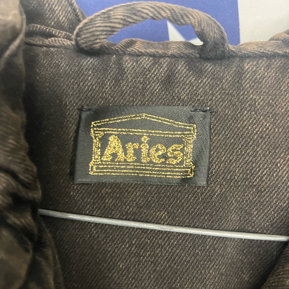 Aries Acid Wash Hooded Denim Jacket - Picture 2 of 8